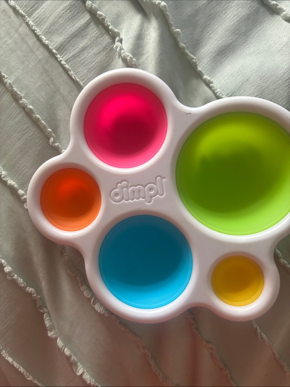 Dimpl Multi-Color Sensory Fidget Toy - Bright Rainbow